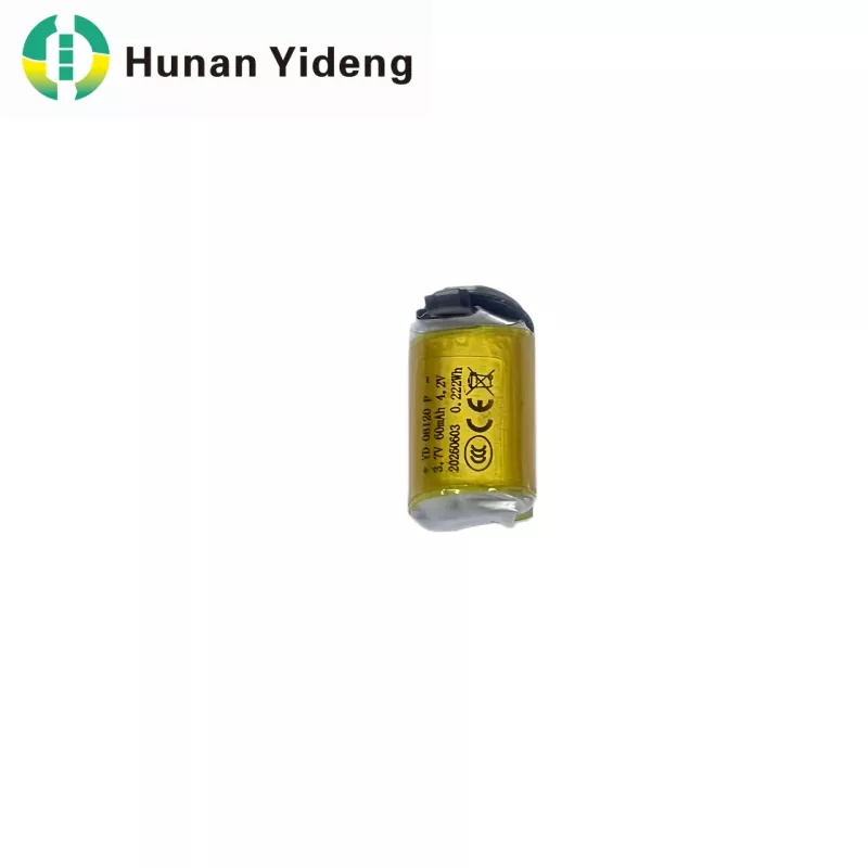 08120 bateria cilíndrica de polímero de 3,7 V 60mAh Li