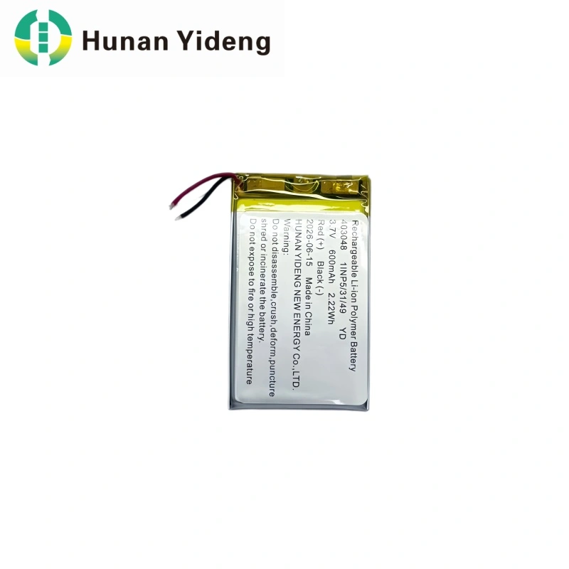 bateria ultra fina de polímero de lítio de 3.7V 450mAh 403048 Mini Lipo Cell bateria ultra fina de polímero de lítio de 3.7V 450mAh 403048 Mini Lipo Cell