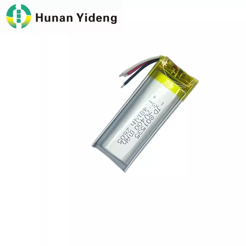 bateria recarregável de Lipo do polímero liso do lítio de 3.7V 600mAh 801535