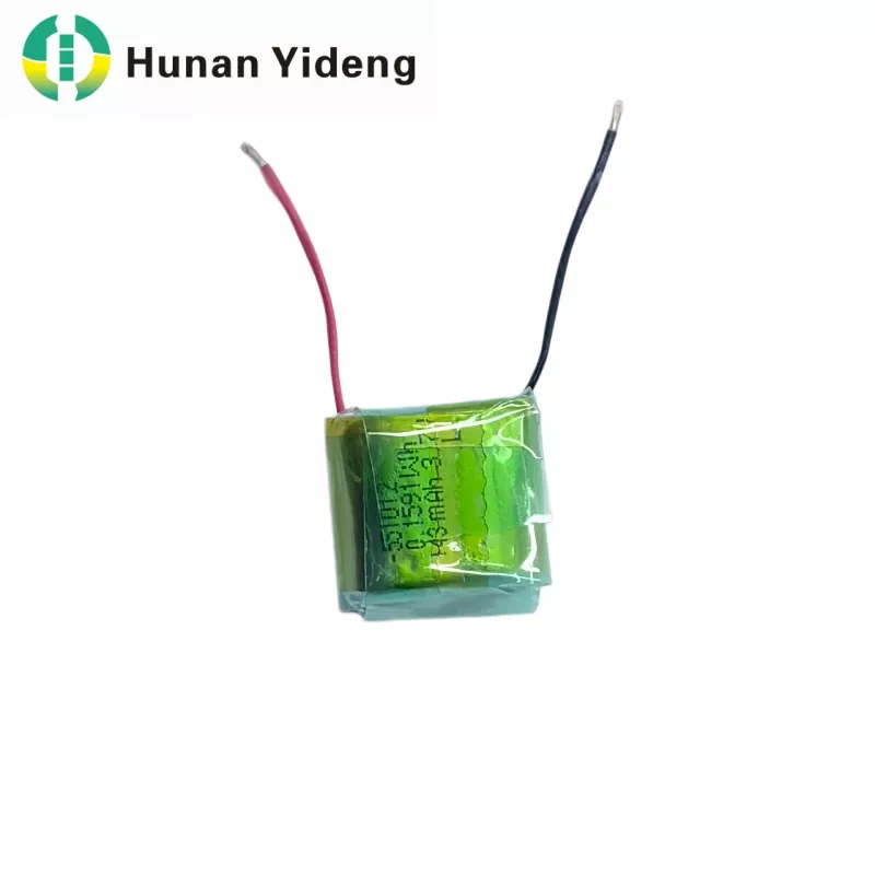 551012 bateria elétrica do polímero de Li dos brinquedos de 3.7V 43mah