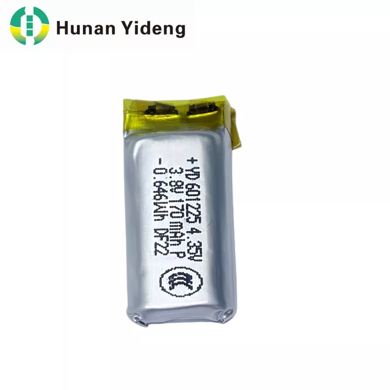 Micro bateria Li-po 601225 para dispositivos médicos e eletrônicos de consumo
