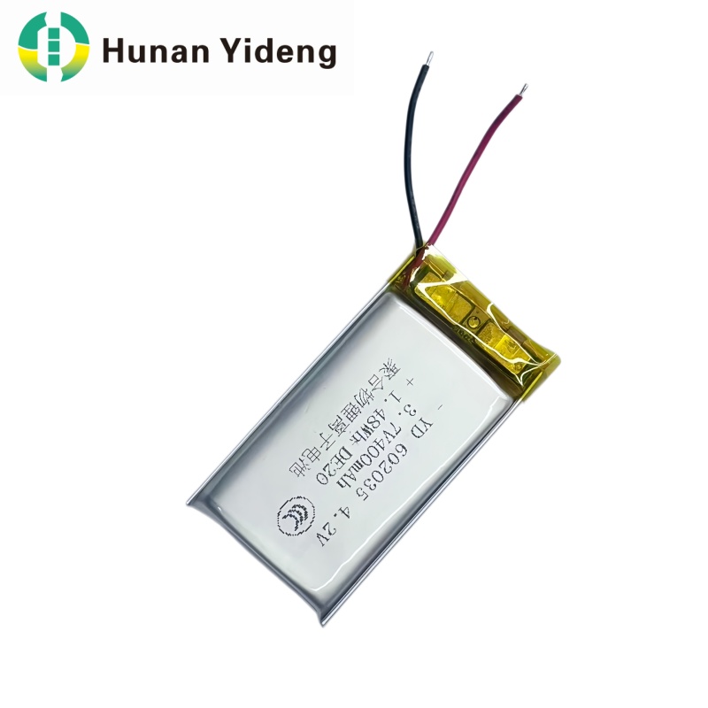 Bateria de íon de lítio 602035 3,7v 400mAh para sofá inteligente
