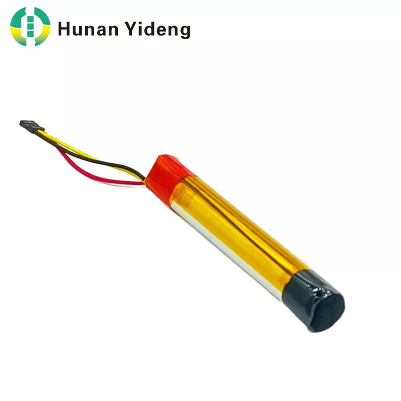 75500 baterias recarregáveis ​​de íon de lítio cilíndricas pequenas de 3.7V 220mAh